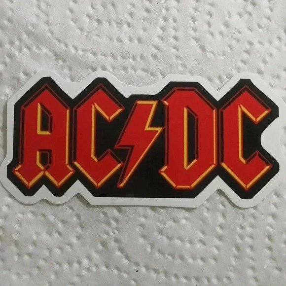 acdc..Vintage sticker..waterproof..nwt..we bundle..enjoy - Picture 2 of 3